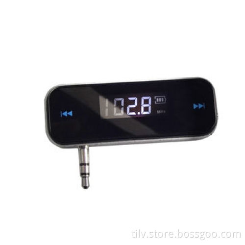 In-car Wireless LCD Handsfree 3.5mm Jack FM Transmitter
